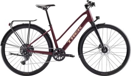 Vélo Fitness Trek FX Sport AL Equipped Midstep Shimano Cues 9V 700 mm Rouge Cobra Blood 2027