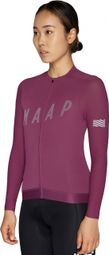 Maillot de manga larga para mujer MAAP Echo Pro Base Violeta