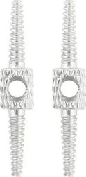 Outil de routage câble interne vélo - Aluminium argent - 2 pièces