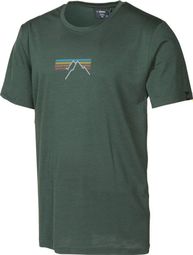 T-shirt Ivanhoe UW Ceasar Sunset pour homme - 100% laine mérinos extra fine - Vert