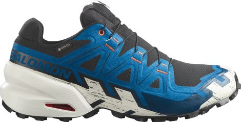 Scarpe da trail Salomon Speedcross 6 GTX Nero/Blu/Bianco da uomo