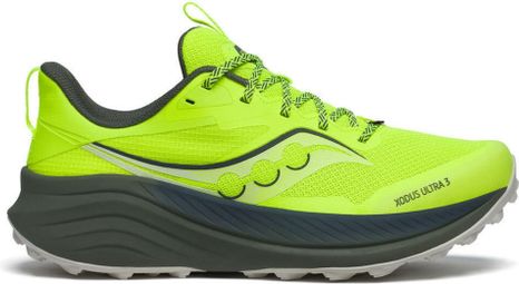 Zapatillas <strong>de</strong>trail para hombre <strong>Saucony Xodus Ultra 3 Amarillo/Caqui</strong>