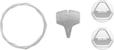 Fizik BOA® L6 Dial D Fibbia di ricambio destra e sinistra in bianco