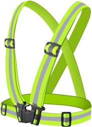 Harnais réfléchissant réglable jaune