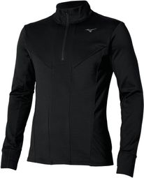 Mizuno Active Warmalite Zwart Heren 1/2 Zip Thermo Top