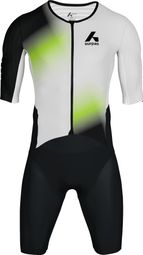 Triathlon-Anzug Surpas Insane 3 MDT Schwarz/Weiß/Grün Herren