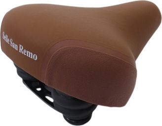 Selle Marwi Citybike Retro-Marron avec