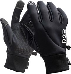 Gants Hiver R2B Compatibles avec écran tactile et imperméables Noir