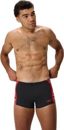 Speedo Hyperboom Splice zwembroek voor heren, zwart/rood