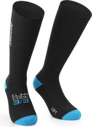 Chaussettes Unisexe Assos Ultraz Fugu Noir/Bleu