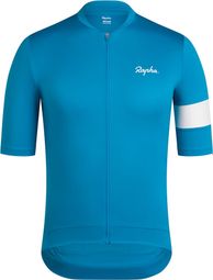 Rapha Core Men's Short-Sleeve Jersey, Blue/White