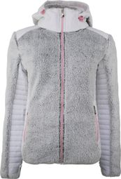 Veste Polaire Femme Amaretto Blanc