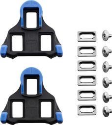 Shimano Blue SM-SH12 Road Cleats 2° Front