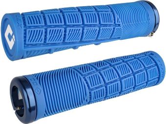 Paire de Grips Odi Reflex V2.1 135 mm Bleu