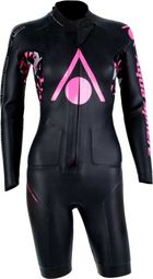 Tuta in neoprene da donna Aquasphere Limitless Suit V2 Nera / Rosa