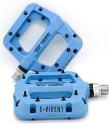 BST Parts E-Vident Flat Pedals Blue