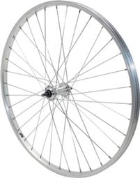 ROUE VTT 26  AVANT ALU MOY ALU AXE PLEIN (VENDU AVEC ECROU 9X100)