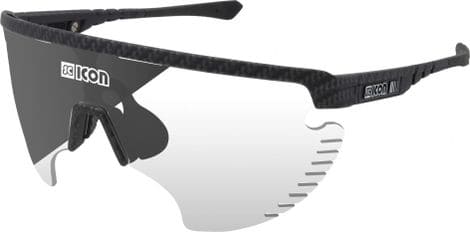 Scicon Sports Aerowing Lamon Lunettes De Soleil De Performance Sportive (Scnpp Silver Fotocromic/Compagnon De Carbone)