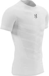 Camiseta de manga corta Compressport On/Off Blanca