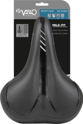 Selle velo-fit townie xxl noir 267 x 238 mm