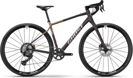 Ghost Asket Advanced Gravel Bike with Shimano GRX 12-speed, 700 mm, Matte Gray/Beige, 2027