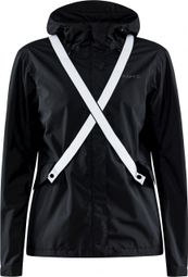 Craft Core Bike Ride Hydro Lumen Waterproof Jacket Black Women