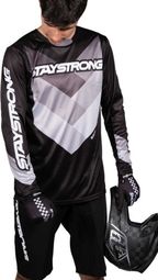 MAILLOT STAYSTRONG CHEVRON BLACK