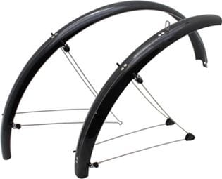 GARDE BOUE VTT TRINGLES 20'' STRONGLIGHT COUNTRY 54mm NOIR (PAIRE) AVEC FIXATION CLASSIC TRINGLES INOX