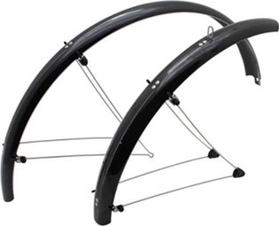P2R Garde boue city-vtc tringles 28-700x35 trekking plastic noir incassable largeur 60mm (paire) | 38.18 € - Culture Vélo