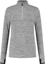 T-Shirt Manches Longues Running Rogelli Core Femme Mélange gris