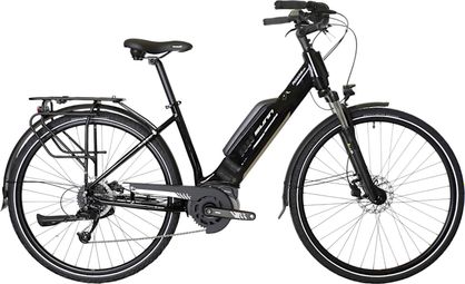 Beursfiets - Sunn Urb Rise MicroShift 9V 400 Wh 650b Elektrische Stadsfiets Zwart