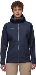 Mammut Women's Convey Tour Hs Hooded Waterproof Jacket Blue