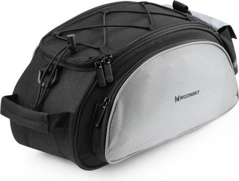 Sac de transport pour vélo Wozinsky avec bandoulière 13L gris