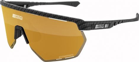 Scicon Sports Aerowing Lunettes De Soleil De Performance Sportive (Scnpp Multimireur Bronze/Compagnon De Carbone)