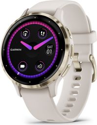 Montre de Sport Garmin Venu 3S Blanc Ivory Or