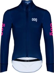 Veste de cyclisme thermique d'hiver coupe-vent Ice Corsa Unisexe Mooquer Bleue