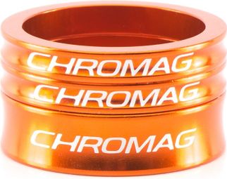 Espaciadores de dirección Chromag Aluminio Naranja