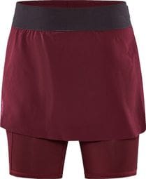 Craft Pro Trail 2-in-1 Women's Skirt Bordeaux