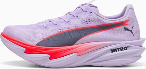 Chaussures Running Puma Deviate Nitro Elite 4 Violet/Rouge Femme