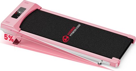 Tapis de course C1 Compact Rose - 6 km/h - 2.5 HP - Pliable et portable