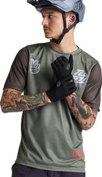 Troy Lee Designs Flowline Korte Mouw Jersey Groen