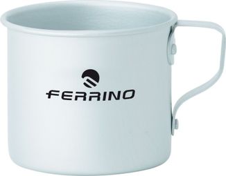 Mug Ferrino Tazza In Alluminio Anodizzato Con Manico Grigio