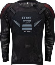 Kenny Reflex Gilet Protettivo Nero/Rosso