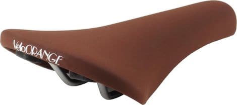 VeloOrange Microfiber Touring Saddle Expresso Brown