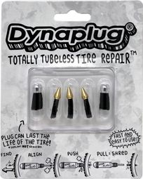 Dynaplug Tubeless Plug Pack 3x Soft Nose and 2x Mega Plugs Repair Kit