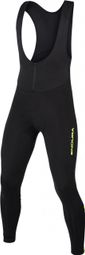 Culotte largo con tirantes Endura Windchill negro / amarillo fluo