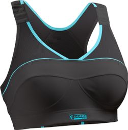 Thuasne Sport Brassière Top Strap X-BACK Noir Bleu