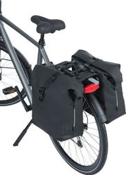 BASIL Double Pannier Soho Nordlicht Mik 41 Liter 31 X 13 X 37 Cm - Noir Pastel