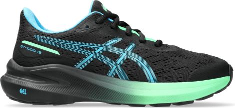 Asics GT-1000 13 GS Running-Schuhe Schwarz/Blau/Grün Kinder