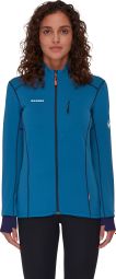 Fleecejacke Damen Mammut Taiss Light Blau